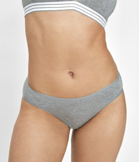 Shop The All-Day Bikini Undies in Heather Gray by LIVELY