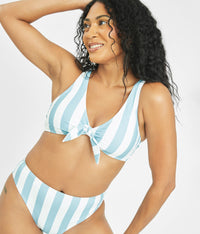 Swim Plunge Bralette in Cabana Stripe | LIVELY Swim Tops