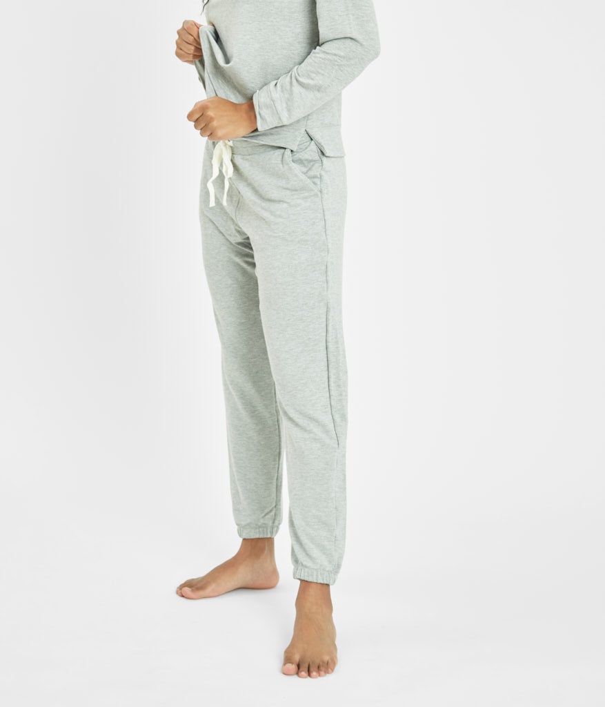 The Terry-Soft Jogger: Heather Gray