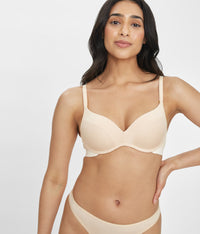 Wirefree modal All Day No Wire Push Up Bra in Toasted Almond by WearLIVELY