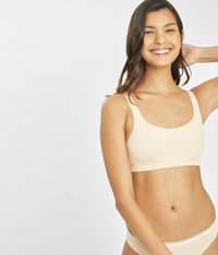 The Sleek Scoop Bralette: Toasted Almond