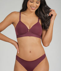 The Spacer Bra: Plum