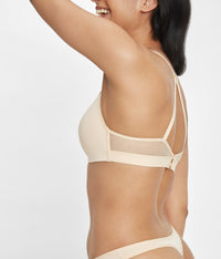 Shop the ultra-soft modal fabric and mesh All Day Deep V No-Wire Bra by LIVELY