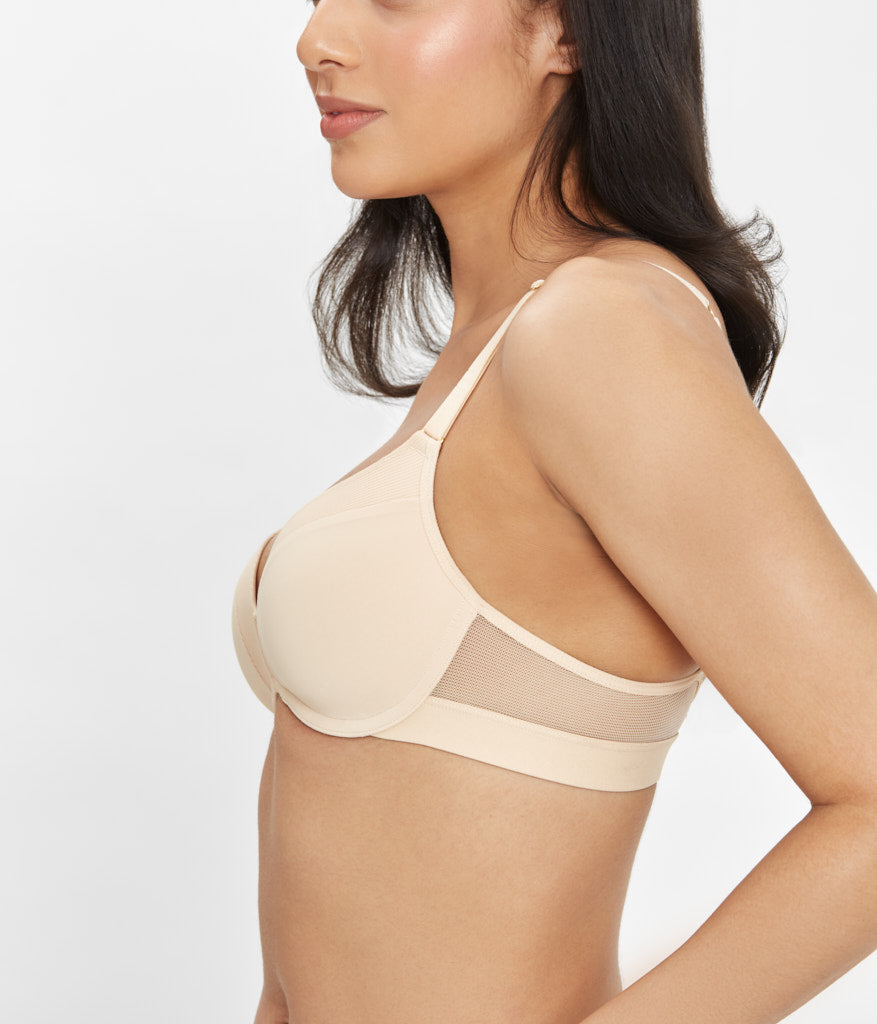 No Underwire Bras for Women Support and Lift Full Coverage Push Up