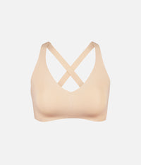 The Sleek Crossback Bralette: Toasted Almond