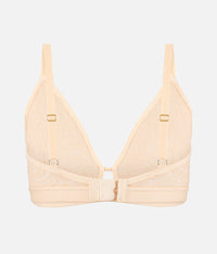 The Palm Lace Busty Bralette: Toasted Almond