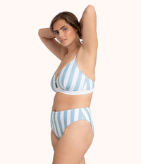 The Swim Busty Bralette: Cabana Stripe