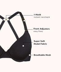 The All-Day T-Shirt Bra Bundle: Toasted Almond/Jet Black