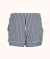 The All-Day Lounge Short: Mini Stripe Print
