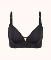 The Low Back Bralette: Jet Black
