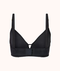 The Low Back Bralette: Jet Black