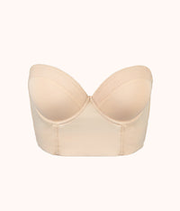 The Low Back Strapless: Toasted Almond
