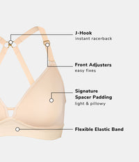 The Spacer Bra: Toasted Almond