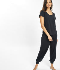 shop the jet black all day jogger by LIVELY