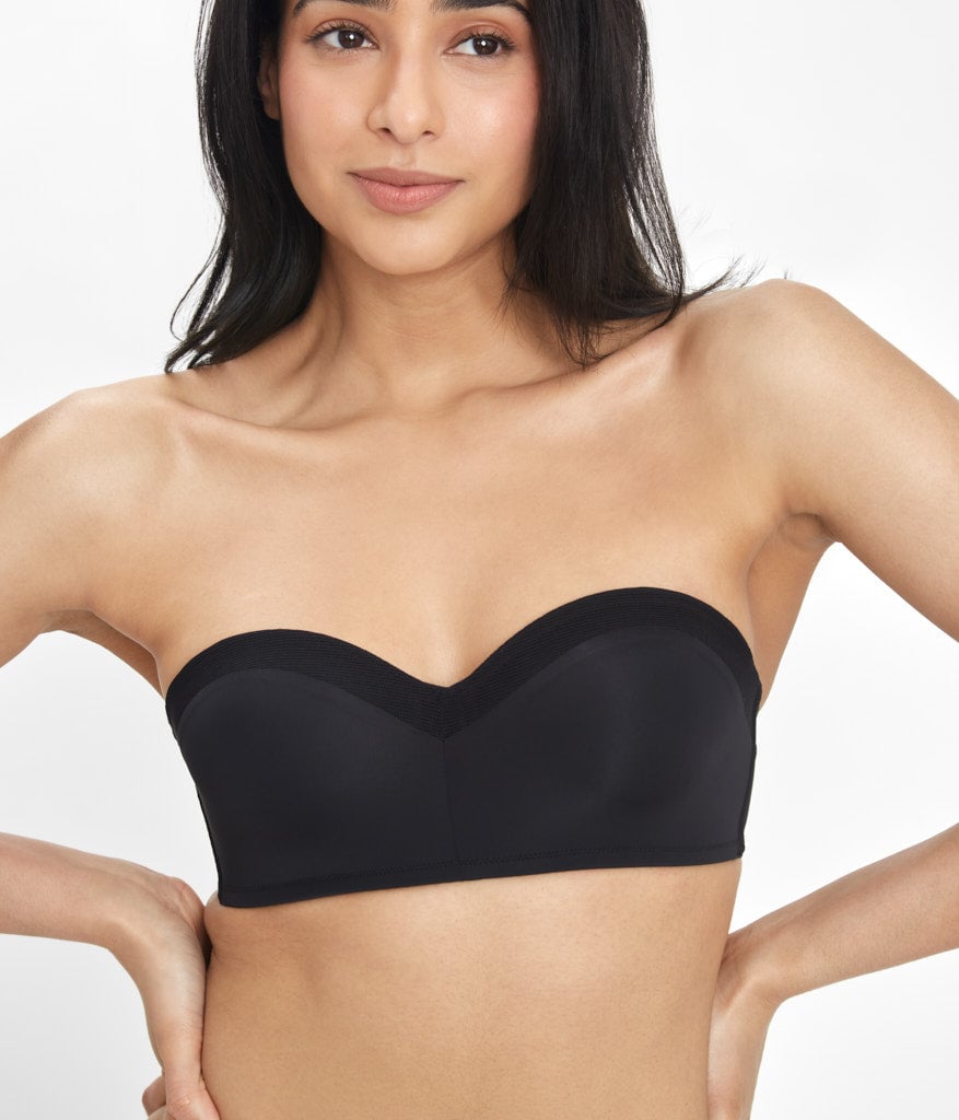 Boux Avenue - Soft strapless styles to support your shape comfortably 🖤  📸: diocrowe Shop Microfibre strapless bra (Sizes 30-38, A-G) >>
