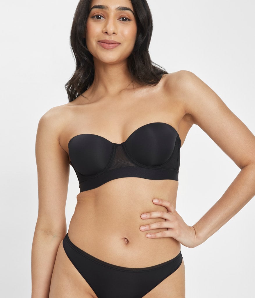 The Smooth Strapless: Jet Black