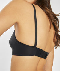 The Low Back Bralette: Jet Black