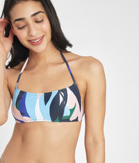 The Straight Up Halter & Bikini Swim Bundle: Retro Floral