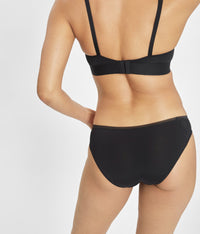 The Palm Lace Bikini: Jet Black