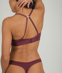 The Spacer Bra: Plum