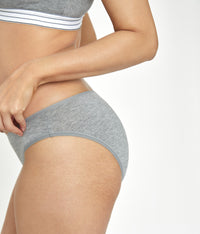 Shop The All-Day Bikini Undies in Heather Gray by LIVELY