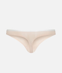 The No Show Thong: Toasted Almond
