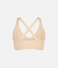 The Sleek Crossback Bralette: Toasted Almond