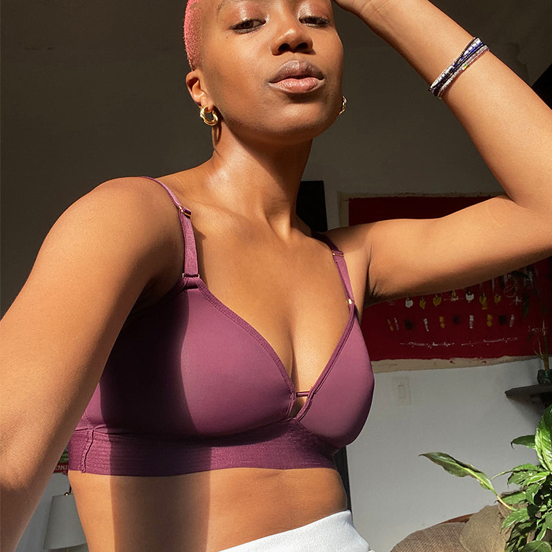 The Spacer Bra: Plum