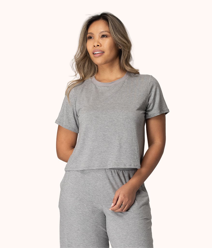The All-Day Classic Tee: Heather Grey