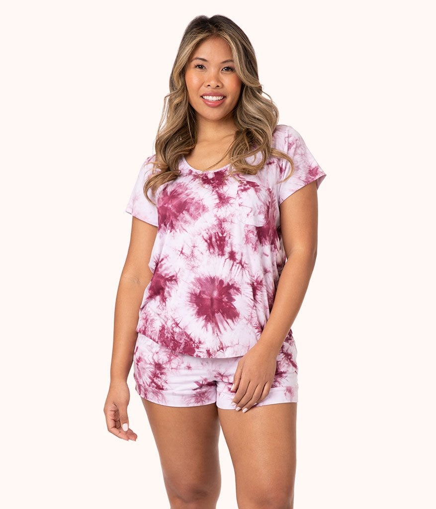 The All-Day Tie Dye Tee: Pink Tie Dye