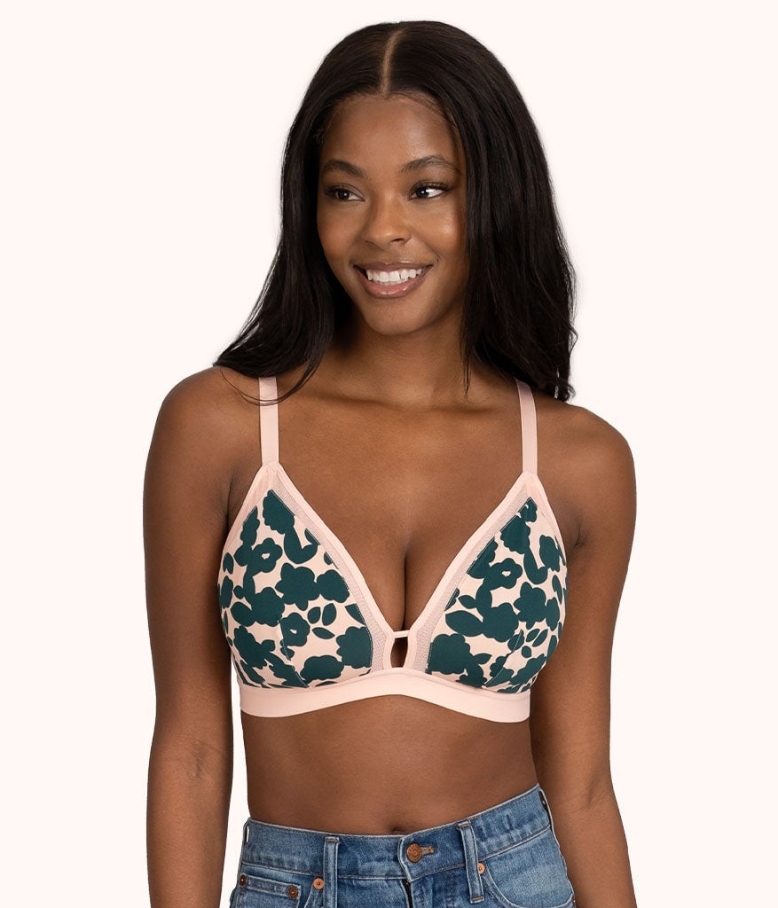 The Busty Bralette: Retro Blooms