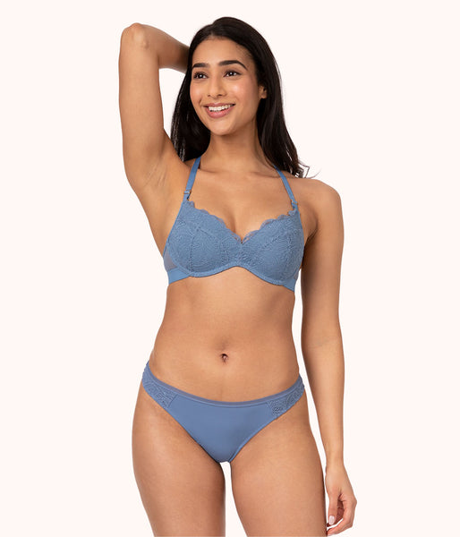 Push-up lace bra in turquoise Mediolano 19065 Ocean buy at best prices with  international delivery in the catalog of the online store of lingerie