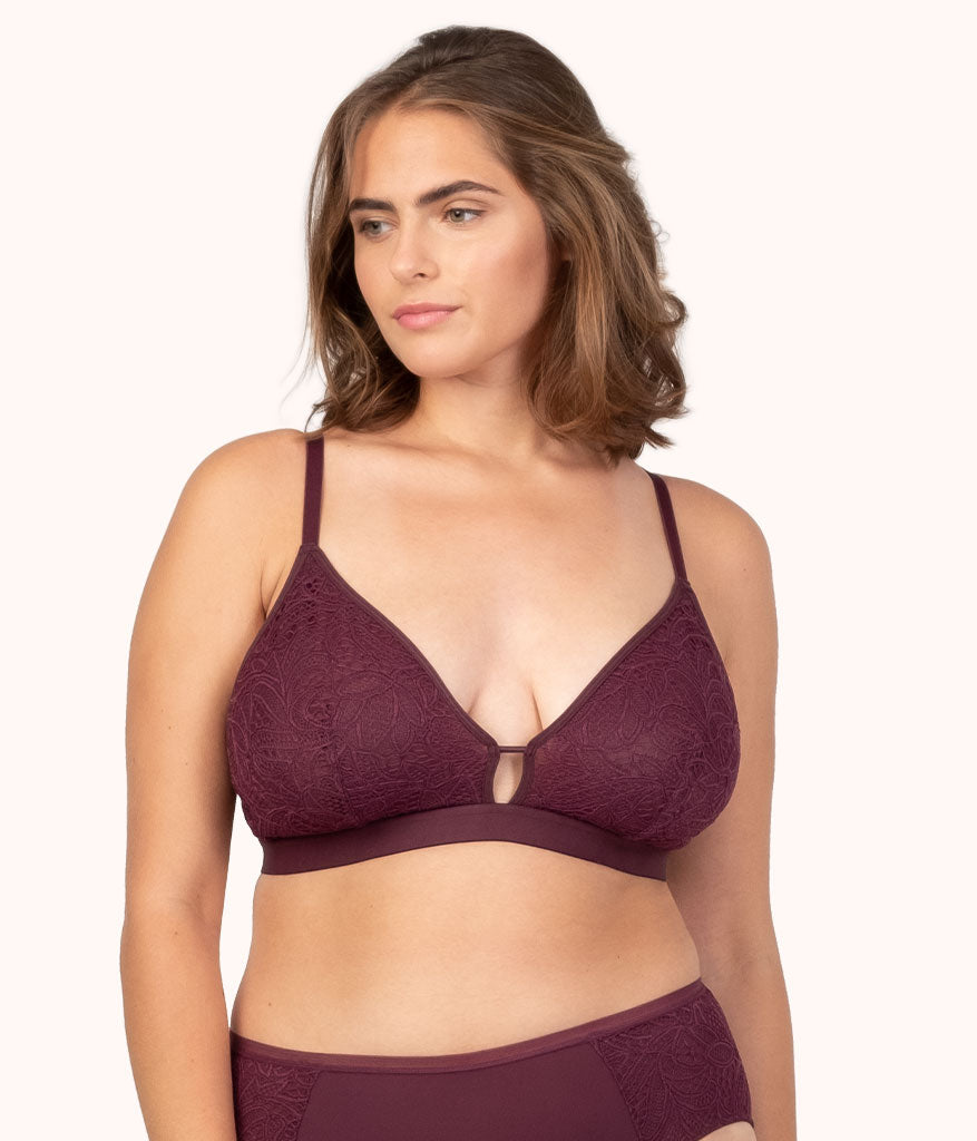 The Spacer Bra: Plum