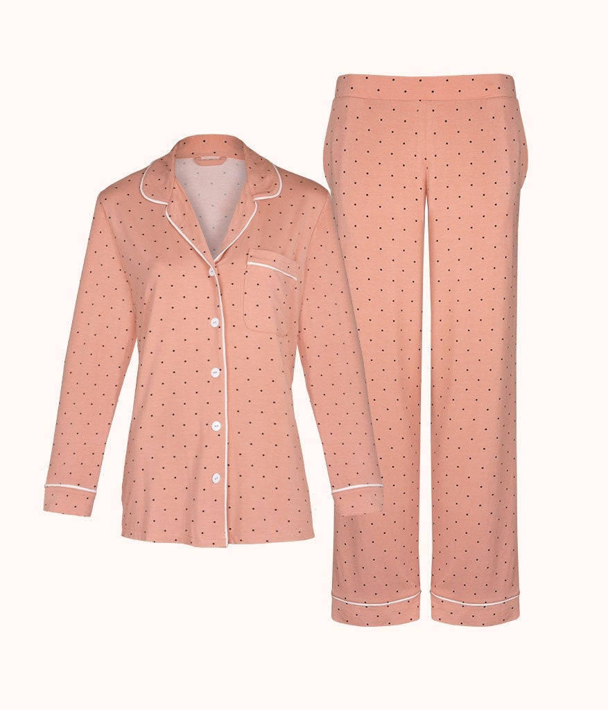 The All-Day Lounge Set Bundle: Pepper Dot/Shell Pink