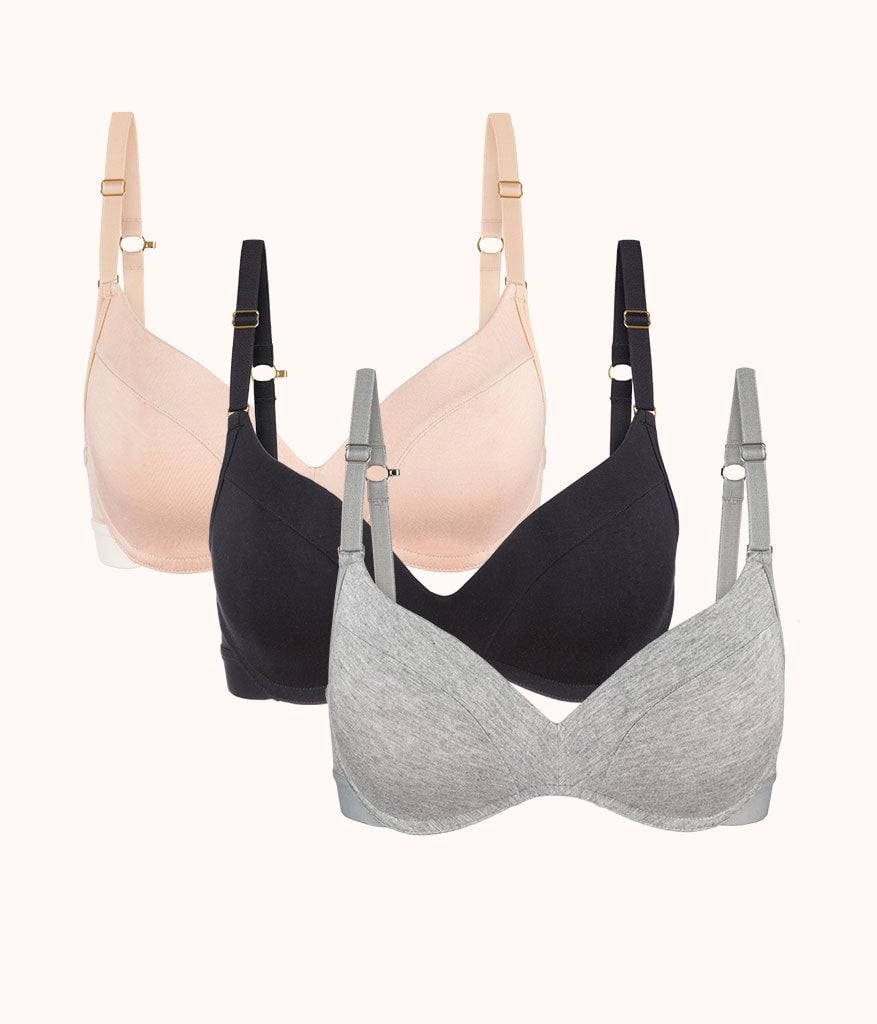 Cotton Blend Push-Up Comfortable bra for daily use, Gajri, Plain at Rs  55/piece in New Delhi