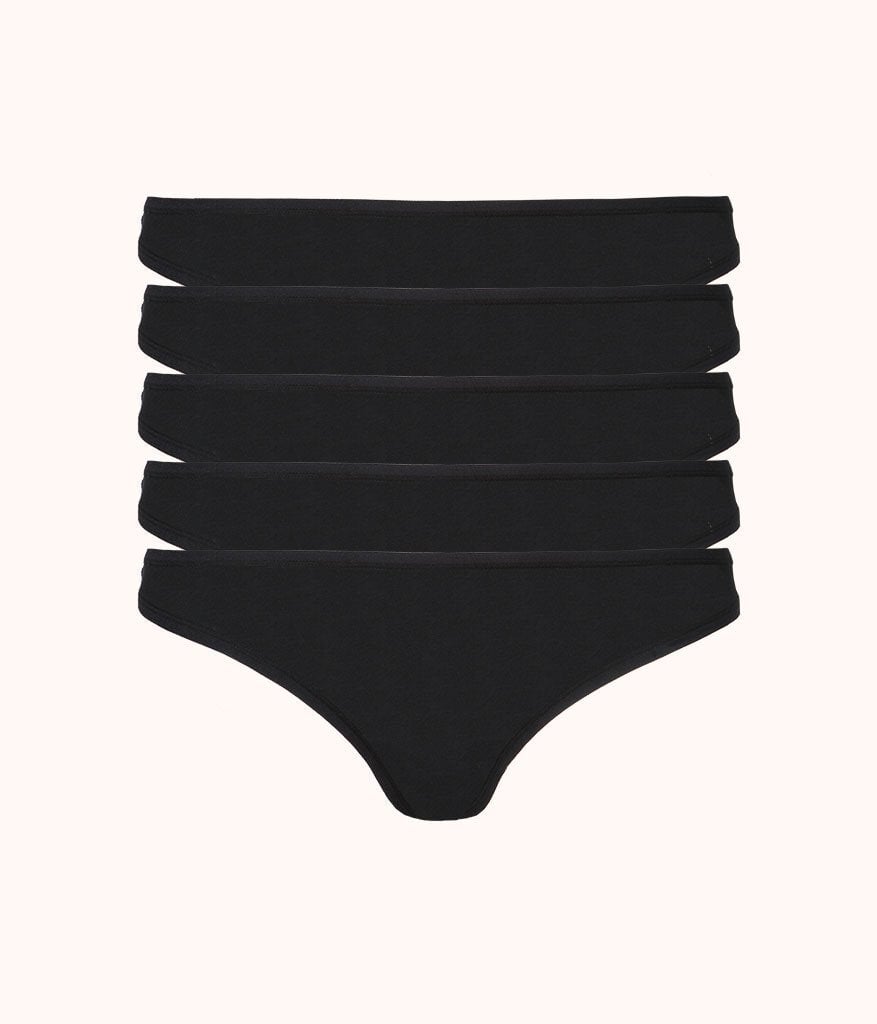 The All-Day Thong 5-Pack: Jet Black