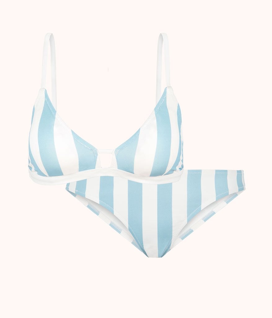 The Bralette & Bikini Swim Bundle: Cabana Stripe