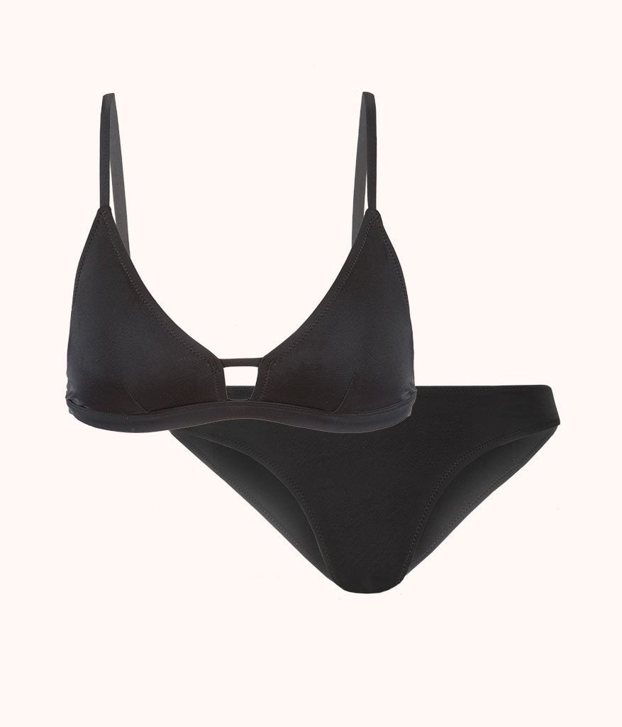 The Bralette & Bikini Swim Bundle: Jet Black