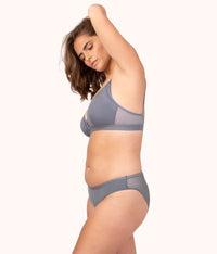 The Busty Maternity Bralette: Smoke