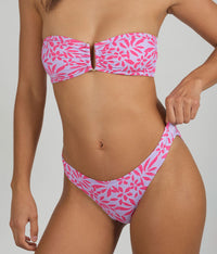 The Swim Cheeky Bottom: Retro Palm Print