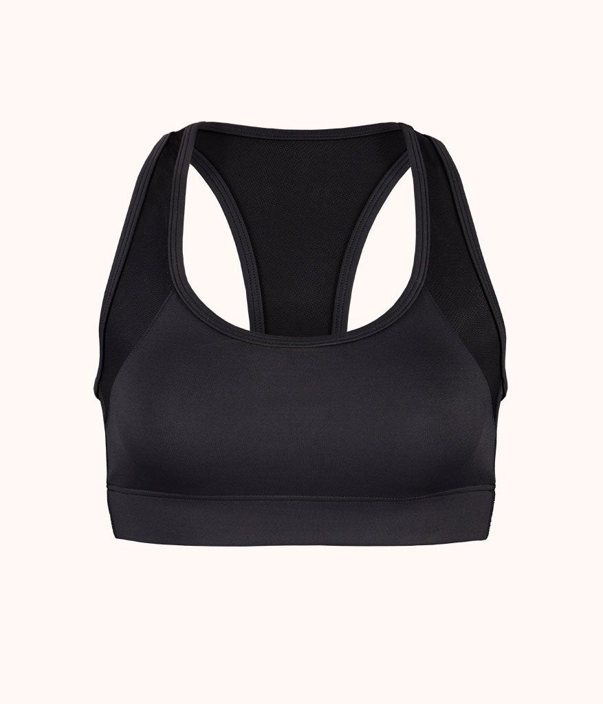 Black Sports Bra Racerback Sports Bras LIVELY