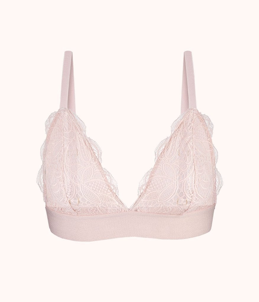 The Long-Lined Lace Bralette: Orchid