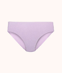 The Swim Ruched High Waist Bikini Bottom: Lilac