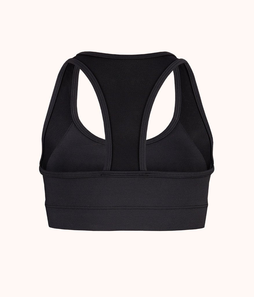 Black Sports Bra Racerback Sports Bras LIVELY