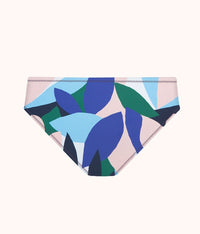 The Swim High Waist Bikini Bottom: Retro Floral