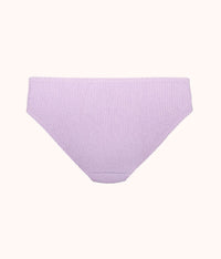 The Swim Ruched High Waist Bikini Bottom: Lilac