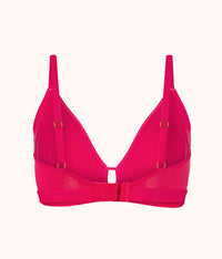 The Smooth Lace Busty Bralette: Magenta