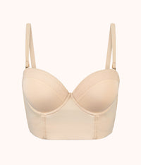 The Low Back Strapless: Toasted Almond
