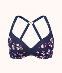 The No-Wire Push-Up: Navy Daisy