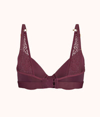 The T-Shirt Bra: Plum - back